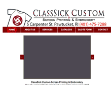 Tablet Screenshot of classsick.com